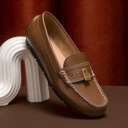 C-H Women's Flat Shoes 2026 Spring New Cow Leather Women's loafers Business Commuter