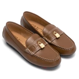 C-H Women's Flat Shoes 2026 Spring New Cow Leather Women's loafers Business Commuter