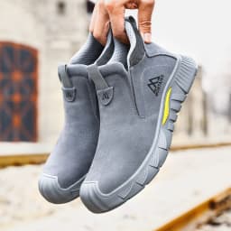 All Season Industrial Safety Shoes for Men Women Steel Toe Sneakers with Impact Resistant Steel Toe Cap Lightweight Comfortable Design for Construction Work Wear Resistant Durable for Daily Labor Full Sizes Perfect Labor Day Gift for Workers