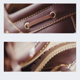 Maden Women’s Split Cowhide Oxford Loafers Vintage Brown Round Toe Flat Lace-Up Casual Dress Shoes for Spring Autumn