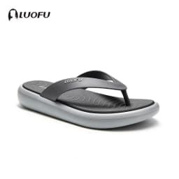 LUOFU Men's New Flip Flops Summer Outdoor Anti Slip Fashion Simple Thick Bottom Holiday Slippers Sandals