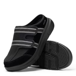 Fitville Wide Toe Men's Diabetic Sandals Soft Breathable Slippers Fashion Walking Shoes Slip On Clog Flips Flops For Fasciitic