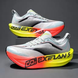 Carbon Fiber Board Running Shoes Suitable for Men's Marathon Shock-Absorbing Women's Ultra Light Chunta Sports Shoes