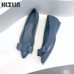 2026 Women's leather loafers, low-heeled moccasins with bows, light ballet flats spring and autumn