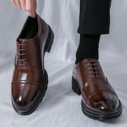 Classic Brogues Shoes Men Trend Wedding Social Leather Shoes For Men High Quality Men's Dress Shoes Casual Business Shoes Male