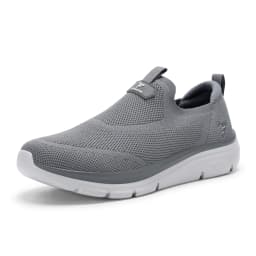 Fitington Men's Walking Shoes Extra Wide Toe Box Slip On Casual Shoes Comfortable Thick Sole Sneakers Arch Support Wide Foot