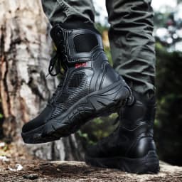 Outdoor Waterproof Safety Shoes Security Steel Toe Cap Men's Boots Working Steel Toe Anti-Smashing Men's Work Boots Size 47