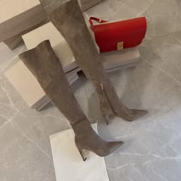 New Autumn and Winter New Over Knee Elastic Boots Women's High Heeled Pointed Knee Boots Slim And Versatile Boots