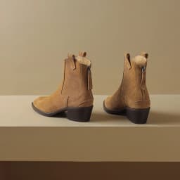 New Trend 2026 Spring Autumn Cow Suede Women Western Boots Black Brown Khaki Chocolate Green Burgundy Pointed Toe Ankle Boots