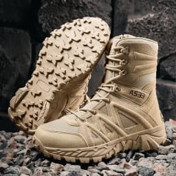 Men's Boots Thick High Quality Sports Shoes Outdoor Ankle Boots Non-slip Hiking Boots Wear-resistant Jungle Trekking Size 39-47