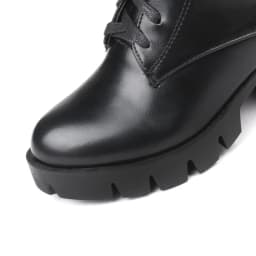 SIMLOVEYO Rubber Lace Up Black Autumn Chunky Boots big size 46 Ankle Boots Women Platform Shoes Ladies shoes women shoes Hot