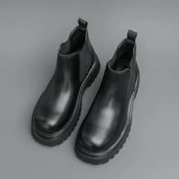 Brand Black Business High Top Leather Boots Classic British Style Men's Thick Soled Casual Boots Outdoor Comfort Walking Boots
