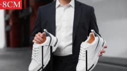 Fashionable Sports Shoes, Men's Height-increasing Shoes, 8CM Sports Height-increasing Shoes