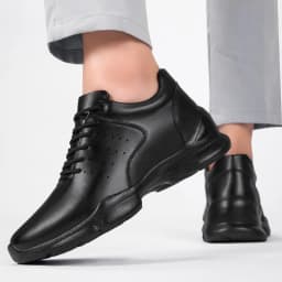 8CM Height Increase Men Cow Leather Oxford Casual Shoes Comfor Lightweight Non Slip Commuting Outdoor Elevator Sneakers Women
