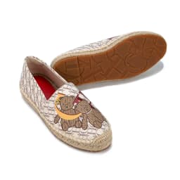CHHC Spring Summer Women Espadrilles Color Block Letter Print Fashion Breathable Durable Classic Design Casual Shoes