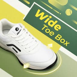 FitVille Wide Men's Tennis Shoes Anti-slip Breathable Professional Sneakers Tennis Footwear for Arch Support Relief Pain