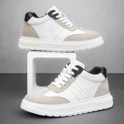 2026Mens Elevator Shoes Height Increase Invisible 6/ 8cm Sports Sneakers Elevate Taller Lift Leather Shoes