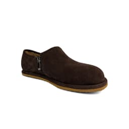 2026 New Winter Minimalist Suede Round‑Toe Anti‑Slip Flat Plush‑Lined Zipper Women's Warm Ankle Snow Boots