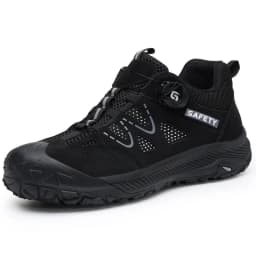 Breathable Men's Safety Shoes Work Sneakers Male Steel Toe Shoes Anti-Smash Anti Puncture Security Indestructible Shoes Non-slip