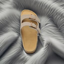 2026 New Fashion Versatile Slippers Double Breasted Men Women Sandals All Leather Cork Sole Sandals Fashion Versatile Slippers
