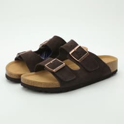 2026 New Fashion Versatile Slippers Double Breasted Men Women Sandals All Leather Cork Sole Sandals Fashion Versatile Slippers
