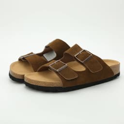 2026 New Fashion Versatile Slippers Double Breasted Men Women Sandals All Leather Cork Sole Sandals Fashion Versatile Slippers