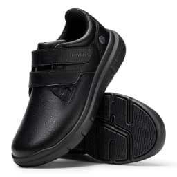 FitVille Wide Diabetic Shoes Dress Business Formal Casual Shoes for Men Slip on Walking Footwear Easy Wear Swollen Feet Comfort