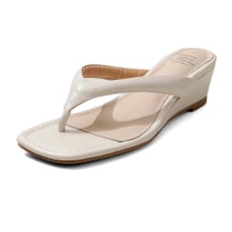 Krazing Pot Genuine Leather Mules Flip Flops Slingback Summer Shoes Concise Design Wedges Casual Fashion Women Outside Slippers