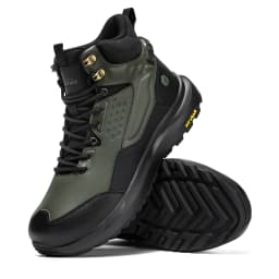 FitVille Men's Boots Water Resistant Extra Wide Toe High-top Hiking Shoes for Men Non-Slip Outdoor Tactical Combat Military Boot