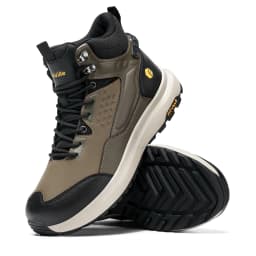 FitVille Men's Boots Water Resistant Extra Wide Toe High-top Hiking Shoes for Men Non-Slip Outdoor Tactical Combat Military Boot