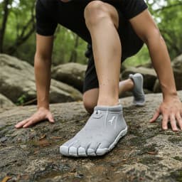 Durable Neoprene Five Toe Water Shoes, GallonShark Anti-Slip Barefoot Sneakers for Water Sports & Indoor Training