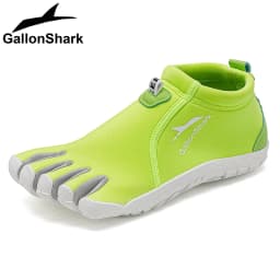 Durable Neoprene Five Toe Water Shoes, GallonShark Anti-Slip Barefoot Sneakers for Water Sports & Indoor Training
