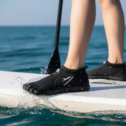 Durable Neoprene Five Toe Water Shoes, GallonShark Anti-Slip Barefoot Sneakers for Water Sports & Indoor Training