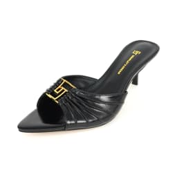 Ladies' High Heels and Slippers, Pointed Design, Metal Decoration, Slim Heel, Suitable for Women to Wear, Fashionable Style, Sum