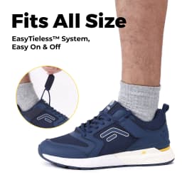 FitVille Men Walking Shoes Extra Wide Diabetic-Friendly Male Sneakers with Arch Support Cushioning Sports Running Shoes for Men