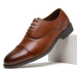 Desai 2026 Comfortable Walking Shoes Formal Business Cap Toe Oxford Synthetic Office Daily Wear Luxury Wedding Professional