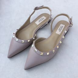 Summer Women Sandals luxury women's shoes 2026 New Leather Brand Rivets Shoes Pointed Toe Thin Flat Slippers Solid Casual Outdoo
