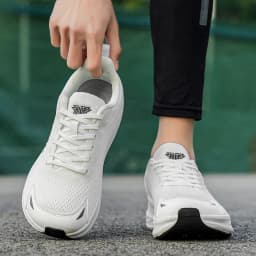 Wide Toe Running Shoes Autumn Winter Breathable Mesh Sneakers Lightweight Cushion Sport Shoes For Walking Jogging School Daily