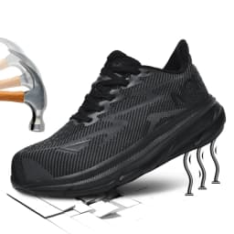 Men Steel Toe Safety Work Shoes Anti-smash Puncture Proof Breathable Industrial Construction Protective Sneakers Safety Shoes