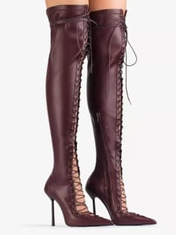 2026Women's New Autumn and Winter Slim Fit High Heels, Oversized Boots, Women's Pointed Elastic Slim Fit Leg Boots, Long Boots