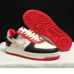 A BATHING APE Original Classics Bape Sta Men Women Dropout Skate Shoes Fashion Casual Shoes Outdoor Platform Bear Shoes Sneakers