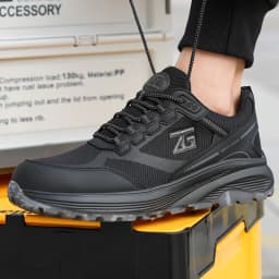 High-quality Work Sneakers For Men Safety Shoes European Standards Protective Shoes Puncture-Proof Steel Toe Shoes Work Boots