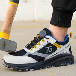 High-quality Work Sneakers For Men Safety Shoes European Standards Protective Shoes Puncture-Proof Steel Toe Shoes Work Boots
