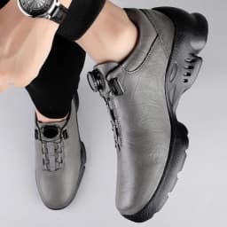 VIPOL Retro all-leather men's casual cowhide shoes, black sports shoes, top layer cowhide casual leather shoes