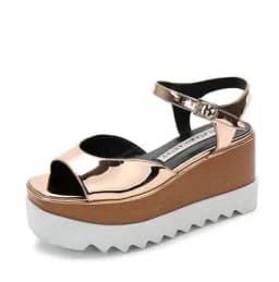 Women Casual Shoes Spring Lady Genuine Leather Casual Sneakers Running Sports Chunky Trainer Stars Breathable Platform Shoes