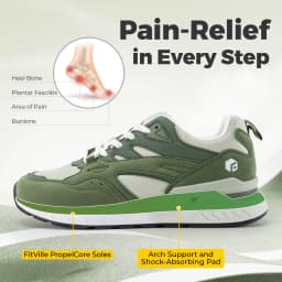 FitVille Wide Walking Shoes Retro Sports Dad Shoes for Women Comfortable Casual Sneakers With Arch Support Large Size Top Brand