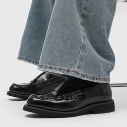 High quality men's leather shoe British designer style Party Leisure Business daily work Plus Size Black loafers 38-46 Hot