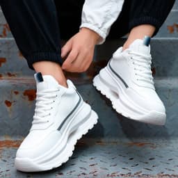 Luxury Elevator Shoes Men's Sneakers Height Increasing Invisible 6 8 10CM Heighten Sports Man Taller Lift White Thick Sole Shoes