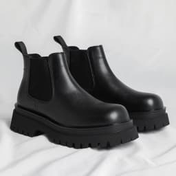 Men's Versatile Casual British Style Heightening Chelsea Boots, Paired with Trendy and Simple Ankle Boots for Outerwear.