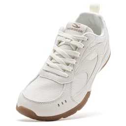 HOBIBEAR Men's Wide Toe Box Sneakers Lightweight Lace-Up Tennis Shoes Breathable Mesh Non-Slip Casual Walking Shoes for Unisex